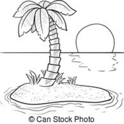 Island clipart black and white 5 » Clipart Station