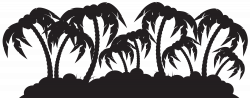 Palm Island Silhouette PNG Clip Art Image | Gallery ...