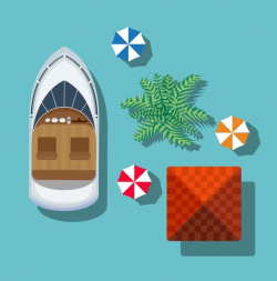 Top view of an island - Download Free Vectors, Clipart ...