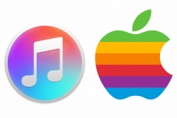 The new iTunes icon is a throwback to Apple\'s classic logo ...