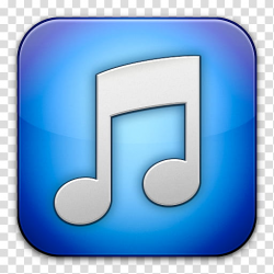ITunes flurry style, gray and blue Music logo transparent ...