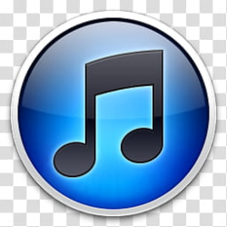 ITunes flurry style, gray and blue Music logo transparent ...