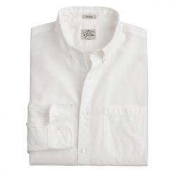 J.Crew: Slim Secret Wash Shirt In White