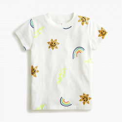 J.Crew: Kids\' Glittery Rain Or Shine T-shirt
