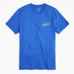J.Crew: J.Crew X Oxford Pennant Logo Script Graphic T-shirt