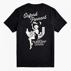 J.Crew X Oxford Pennant logo script graphic T-shirt : Men t ...