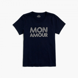 J.Crew Factory: Mon Amour Graphic T-shirt