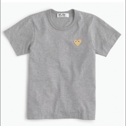 J.Crew PLAY COMME DES GARÇONS® GOLD HEART T-SHIRT NWT
