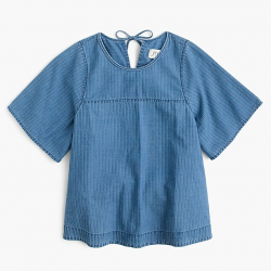 Petite swing top in Spanish indigo : Women shirtsandtops | J ...