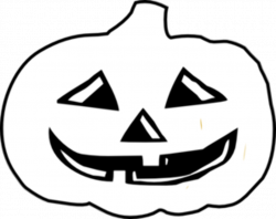 Jack O Lantern B&w Clip Art at Clker.com - vector clip art ...