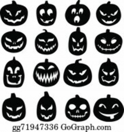 Jack O Lantern Clip Art - Royalty Free - GoGraph