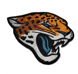 Jacksonville Jaguars JAGS Iron on NFL Football Jersey Chest Patch