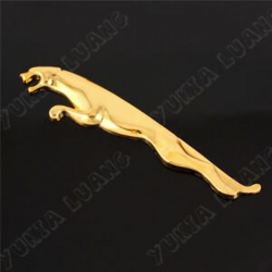 Details about Golden Logo Alloy Metal Emblem Car Trims Badge Sticker X S F  type XK XJL