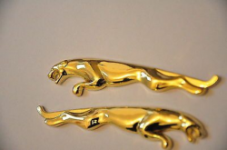 Pin by Zeppy.io on Car | Logo sticker, Golden jaguar, Car badges