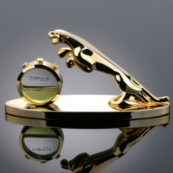Luxury Car Seat Perfume Car Perfume Golden Leopard Fashion Personality  Stainless Steel Inner Jaguar Car Perfume Jewelry Car Accessories Interior  ...