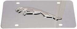 Auto Gold JAGCC Jaguar Logo Chr/Chr Plate