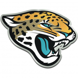 Jacksonville Jaguars Metallic Freeform Logo Auto Emblem