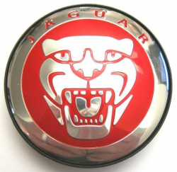 Center caps red with Jaguar lettering