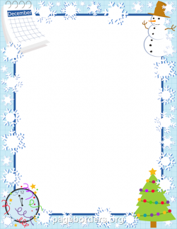 January Border And Frame Clipart & Free Clip Art Images #23242 ...