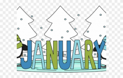 School Clipart January - Transparent Background January Clipart ...