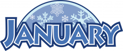 The Word January Clipart - Clip Art Library