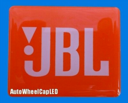 NEW~ 2PCS JBL Orange Grille Emblems Hi-Fi Speaker Logo Badge ...