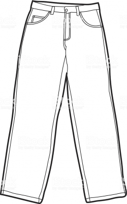 Jeans clipart black and white 6 » Clipart Station