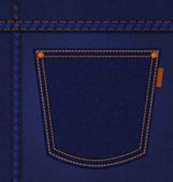 Jean Pocket Clipart - Clip Art Library