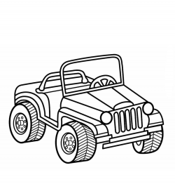 Jeep coloring page | BOY\'S COLORING BOOK | Cars coloring pages ...