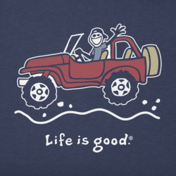 Men\'s Offroad Jake Vintage Crusher Tee | Life is Good® Official Site