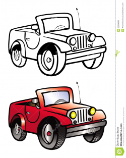 Safari Jeep Drawing at PaintingValley.com | Explore collection of ...