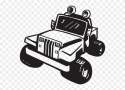Png Atv Clipart Muddin - Jeep Vector Clipart Black And White ...