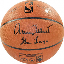 Jerry West Los Angeles Lakers Autograph NBA Game Basketball ...