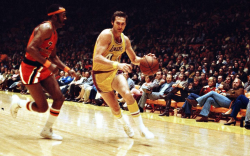 Photo of the Day] #69: The Logo. Jerry West of the Los ...