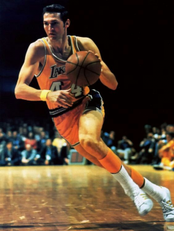 NBA LOGO...JERRY WEST | Basketball | Nba basketball ...