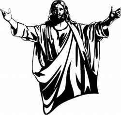 Jesus clip art black and white free clipart images - Cliparting.com