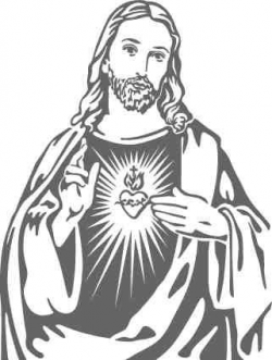 Sacred Heart Of Jesus Clip Art 49443 - Clip Art Library