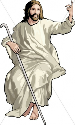 The Great Shepherd Teaches | Jesus Clipart