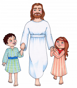 Walking With Jesus Clipart & Free Clip Art Images #10121 ...