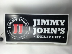 JIMMY JOHNS MAGNETIC Car Delivery Sign Light Up Topper ...