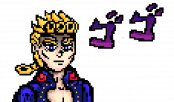 Giorno Giovanna (jjba) | Pixel Art Maker