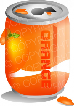 Canned Orange Fizzy Soda Juice Drink Clipart – Prawny ...