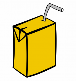 Cartoon Juice Box - Juice Box Clipart, Transparent Png ...