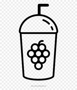 Grape Juice Coloring Page, HD Png Download - 1000x1000 ...