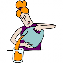 Pouring Juice clipart, cliparts of Pouring Juice free ...