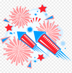 transparent library th of fireworks clipart group - 4th july clip ...