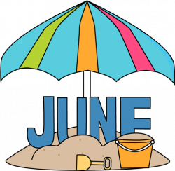 Free month clip art of june at the beach image - ClipartAndScrap