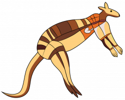 Aboriginal Kangaroo clipart. Free download. | Creazilla