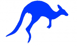 Free Kangaroo Clipart blue, Download Free Clip Art on Owips.com