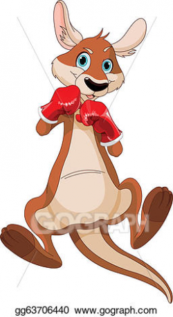 Vector Stock - boxing kangaroo. Stock Clip Art gg63706440 ...